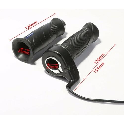 12v 24v 36v 48v Universal Electric Scooter Twist Bike E-Bike Throttle Grip Handlebar for Electric ATV Speed Control Twist Grip