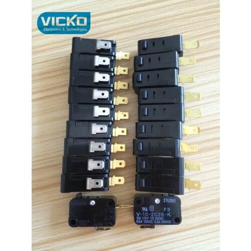 [VK]OMRON in Japan imports large micro switch V-15-2C26-K (F3) 2 feet normally closed