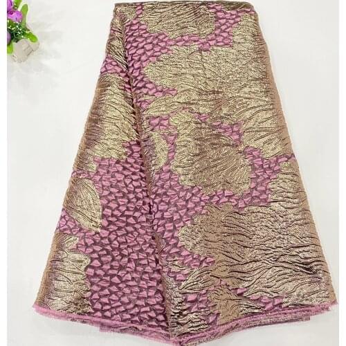 High Quality Brocade Lace Embroidery Flower African Lace Fabric Jacquard Weave French Lace Fabric Sewing Sewing D4536