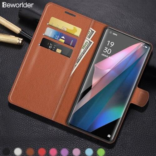 For Oppo Find X3 X2 Pro Protect Case FindX3 Neo Flip Wallet Stander Lichee Pattern PU Leather Phone Bag For Oppo Find X2 X3 Lite