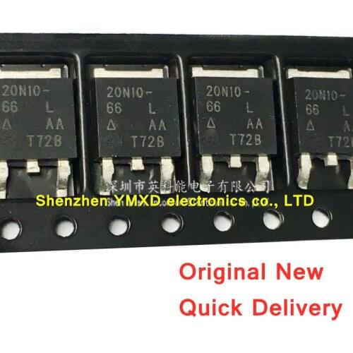 10Pcs/Lot New SUD20N10-66L 20N10-66L TO-252 New MOS Field Effect Transistor n-channel 100V 16.9A
