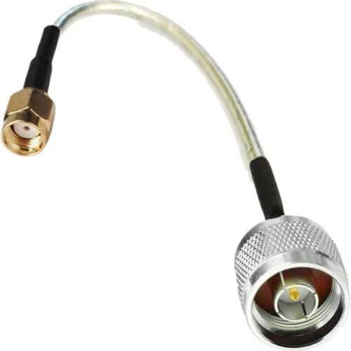 10pcs N Male to RP-SMA male Connector RG402 Semi-rigid RG-402 Coax Pigtail Coaxial Cable 10cm 15cm 20cm 30cm 50cm