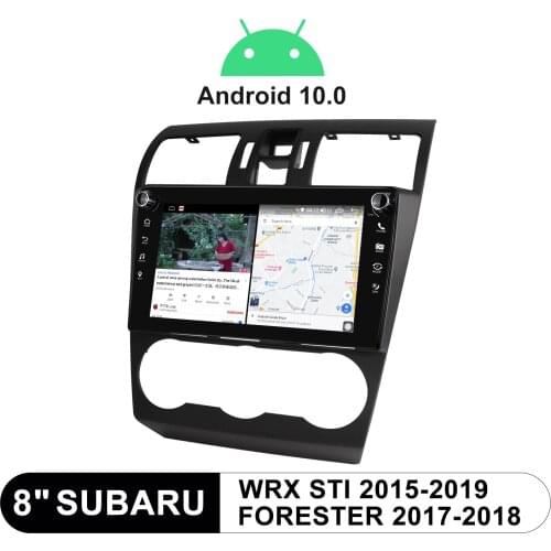 8 Inch Head Unit Android 10 Car Radio Stereo Multimedia Player For Subaru WRX STI 2015-2019 Forester 2017-2018 Wireless Carplay