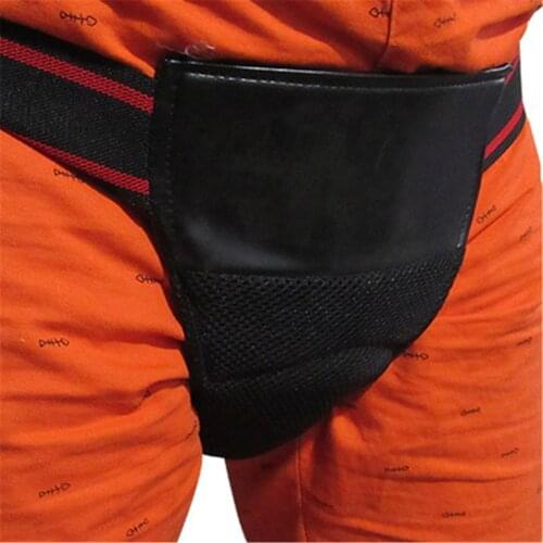 Black Jock Strap Supporter with Cup Boxing Groin Guard Taekwondo MMA Jockstrap Protector Fighting Crotch Adult Men Underwear