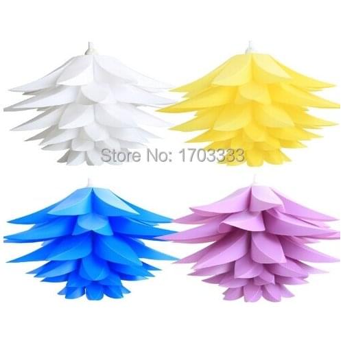 DIY Creative novel Modern pinecone PP/PVC Pendant Lampshade 27CM led lotus light iq puzzle lamp for Creative Home Decoration