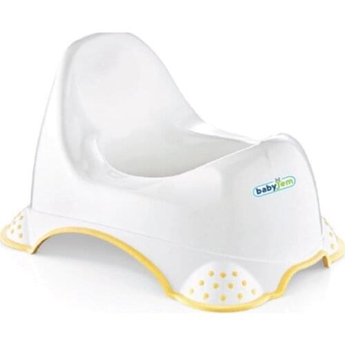 Potty White Baby Child Toilet Alıştırıcı Potty Plastic Quality Handle, Potty Toilet seat Alıştırıcı