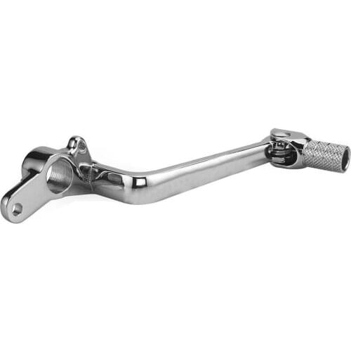 Chrome Folding Rear Brake Pedal Foot Lever For Suzuki GSX-R1300R Hayabusa 1999-2007 Motorcycle
