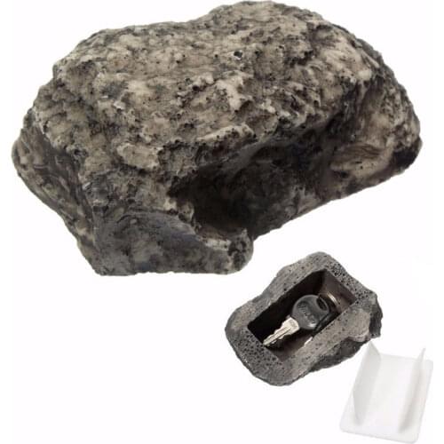 Key Box Rock Hidden Hide In Stone Security Safe Storage Hiding Outdoor Garden