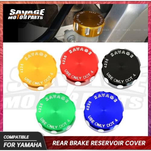 Rear Brake Reservoir Cover For YAMAHA YZ 80 125 250 DT 125R 200 WR 230 TDR TT TY TZ R 50 125 250R 250Z Motorcycle Accessories