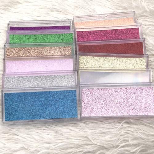 Mikiwi Custom Packaging 20pcs Plastic Acrylic Case With Tray Wholesale Mink Lashes Private Label Logo Packing Box Empty Case