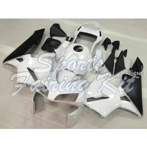 Fairings for CBR 600 RR 2003 - 2004 White Black Abs Fairing CBR 600RR 04 Fairing Kits CBR 600RR 2003