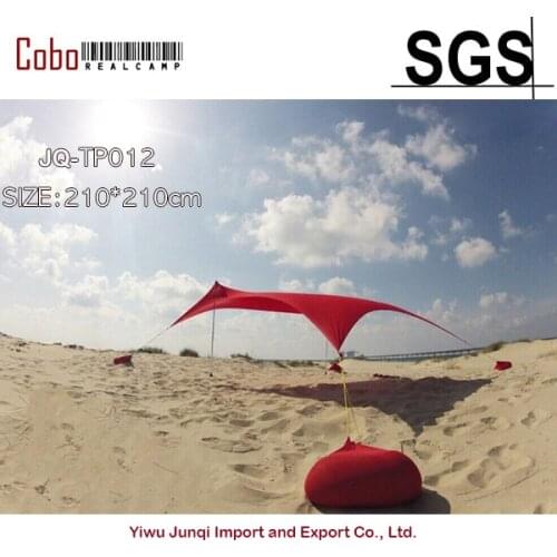 HOT Sea Beach CampingTent tarp Sunshade inflatable Shelter canopy Sand Anchor Carry Bag Canopy Rain Protect Portable 2 Pole