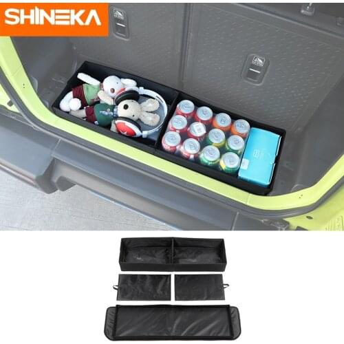SHINEKA Stowing Tidying For Suzuki jimny Car Trunk Folding Storage Box Foldable Organizer Accessories For Suzuki jimny 2019-2021