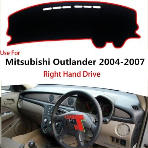 TAIJS Factory Simple Classic Polyester Fibre Car Dashboard Cover For Mitsubishi Outlander 2004 2005 2006 2007 Right Hand drive