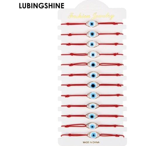 Ethnic Woven Amulet Multicolor Bracelets & Bangles For Women Men Evil Eye Charm Bracelet Handmade Adjustable Rope Jewelry Gift