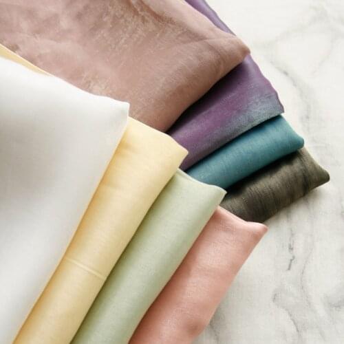 ZENGIA 50x140cm Shiny Neon Summer Soft Thin Fabric For DIY Childrens Women Wear Cloth Dress Decoration Home Decoration