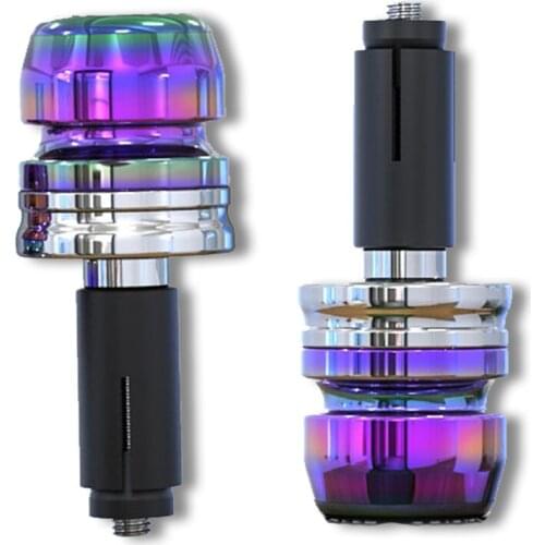 2x Universal Motorcycle Handle Plug Modified Handlebar Accessory Handle Block Bike Stainless Steel Motor Handlebar Balance Block