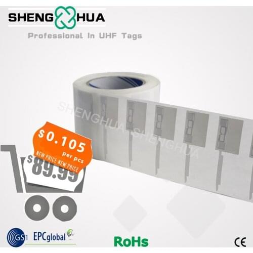 50pcs/pack UHF Long Range Printable Anti Theft RFID Jewelry Label Tag PET Blank Waterproof For Store Management Solution