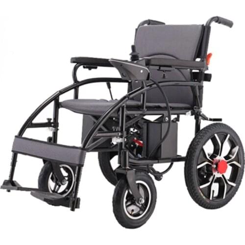 601102 four-wheel home smart scooter electric car light and small folding electric wheelchair elderly car