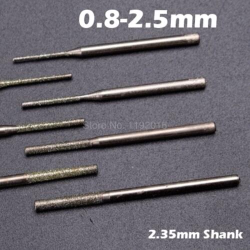 1Pcs Lengthened Diamond Sand Punch Pin Diamond Coated Core Drill Hole Cutter Solid Needle Gems Glass Tile Making Rotary Bit Tool