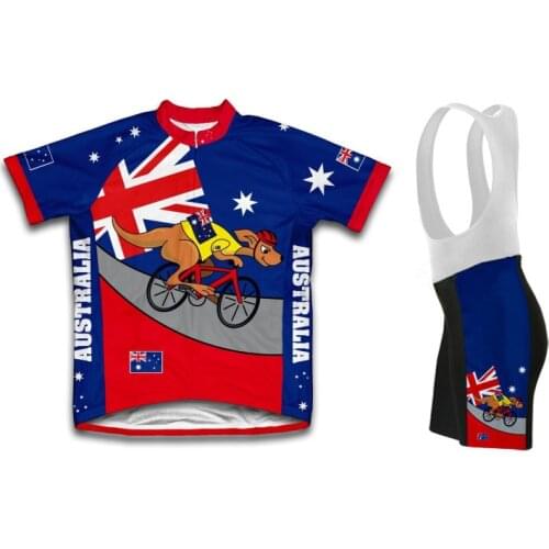 Australia Kangaroo Bike Cycling Jersey Cycle Clothing Roupa Ciclismo Quick-Dry Racing Bike Jerseys Racing Sportswear