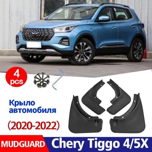 Car Accessories Auto Styline Front Rear 4pcs Mudflaps FOR Chery Tiggo 4 5X Mudguards Fender Mud Flap Guard Splash 2020-2022