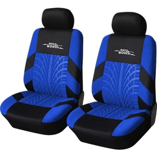 Car Seat Covers Front Seat Covers Back Seat Covers Full Set blue Universal