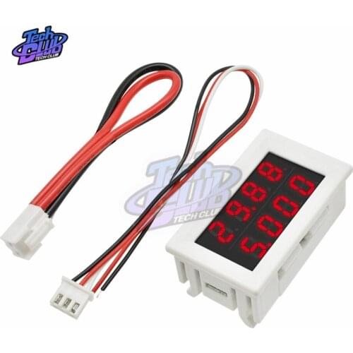 DC Mini Digital Voltmeter Ammeter 0-100V 0-200V 10A Voltage Meter Auto Car Mobile Power Voltage Tester Detector Volt Monitor