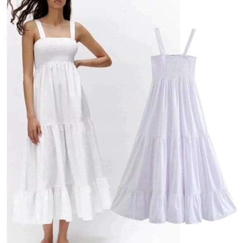 Jenny&Dave long Dress Summer Dress Women Vestidos England Solid Simple Fashion Sexy Beach Dress Colorful Casual BeachTops