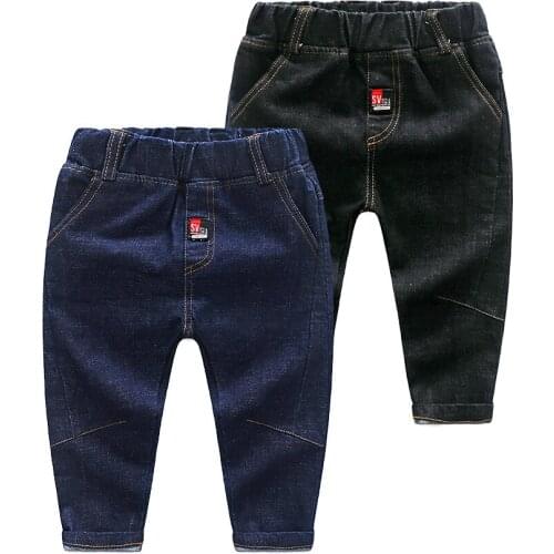 Boys girl hole Jeans pants Excellent quality cotton New casual children Trousers baby toddler Comfortable kids clothes Children