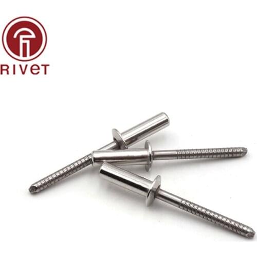 GB12615.4 (M4.8 20PCS) DIN EN ISO 16585 Stainless Steel Round Head Closed End Blind Rivet Sealed Hollow Rivets Blind Rivets