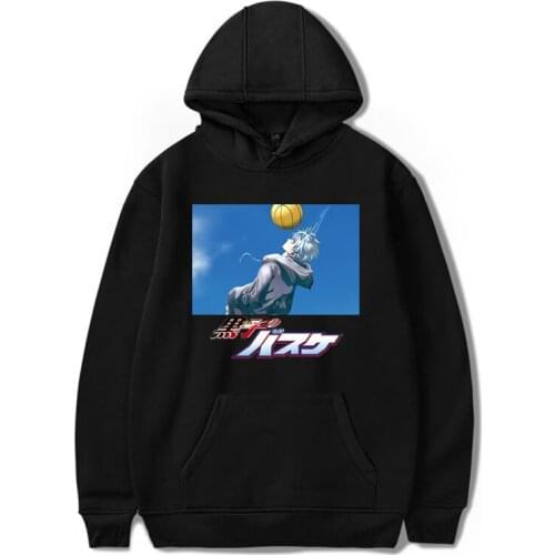 Kuroko no Anime Hoodie SEIRIN School Pullover Manga Cosplay Costume Hoodies Oversized Harajuku Sweatshirts Plus Size