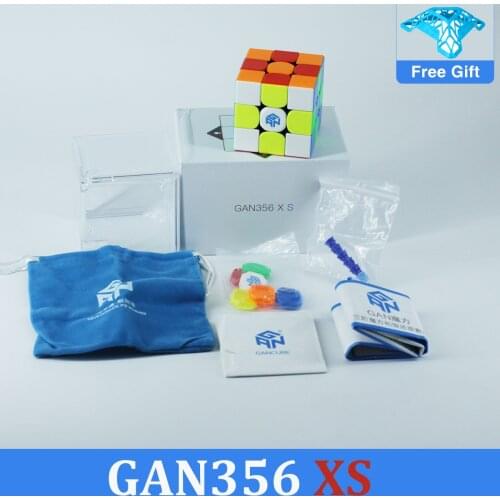 Best Selling Original GAN 356 XS 3x3x3 Magnetic Puzzle Flagship GAN356 X S 3x3 Speed Magic Cube Cubo Magico Education Toy Kids