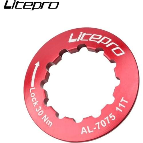 LITEPRO Aluminum Alloy 11T Freewheel Cover Bike Flywheel Attachment Bolt Screw Cassette Covers Bicycle Accessories