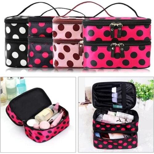 Multifunction Cosmetic Bag Travel Portable Makeup Brushes Tools Waterproof Female Organizer Box Bag Make-up Bag Toiletry Kits