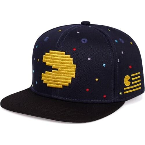 Fashion hip-hop personality baseball cap cartoon embroidery wild hat hip-hop hats adjustable outdoor sports caps snapback hats