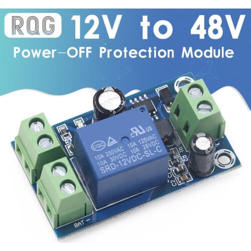 Power-OFF Protection Module Automatic Switching Module UPS Emergency Cut-off Battery Power Supply 12V to 48V Control Board