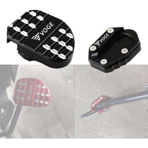 New high quality For Loncin VOGE 500R 650DS 500DS 300R 300RR 300AC Motorcycle CNC Kickstand Sidestand StandExtensionEnlarger Pad