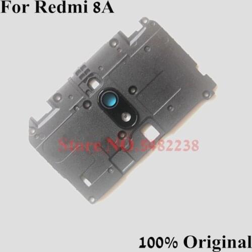 Original Mainboard cover Back camera Ring Flex cable For Xiaomi Redmi 8A WIFI Antenna signal Flashlight Cover case Replacement