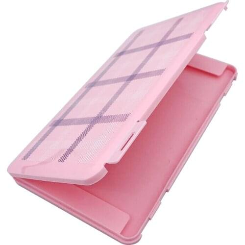 Plastic Mask Storage Folder Face Mask Storage Box Portable Mask Packaging Box Dustproof Disposable Mask Storage Case Mask Save