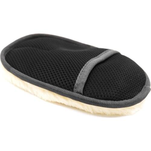 Professional Wool Wash Pad Car Wash Mitt High Density Car Wash Detailing Mitt Wool Glove Scrubber for Car Truck Motorcycle