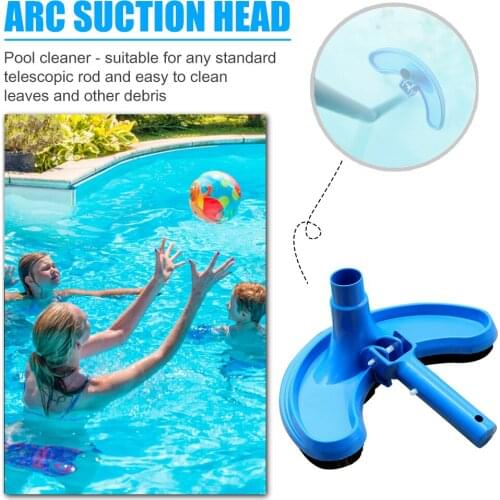 Swimming Pool Cleaner Vacuum Brush Jet Outdoor Cleaning Tool Brush Suction Head Reusable Washable Biofoam Cleaner Pool