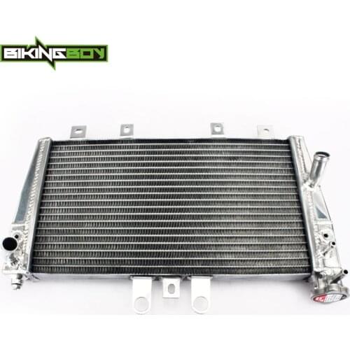 BIKINGBOY Engine Radiator Cooling For Triumph Speed Triple 1050 05 06 07 08 09 10 Water Cooler Aluminium Alloy Core Polished