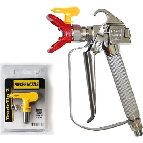 3600PSI High Pressure Airless Paint Spray Gun For Graco TItan Wagner With 517 Spray Tip Nozzle Pump Sprayer Spraying Machine