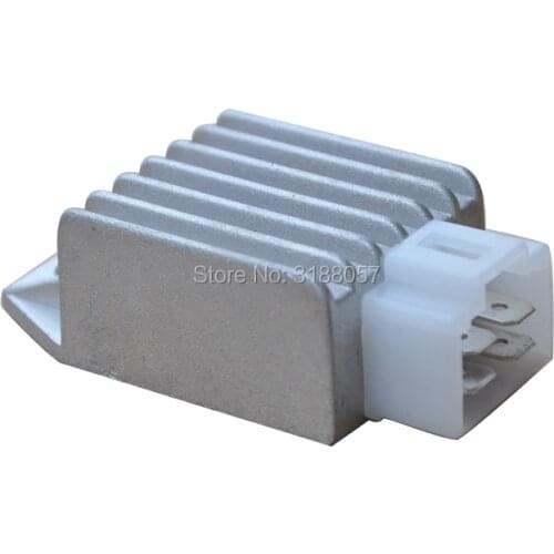 12V 4 pin AC Voltage Regulator Rectifier with performance Dual Silicon for Scooter ATV GY6 50 125 150 139QMB 152QMI 157QMJ TB50