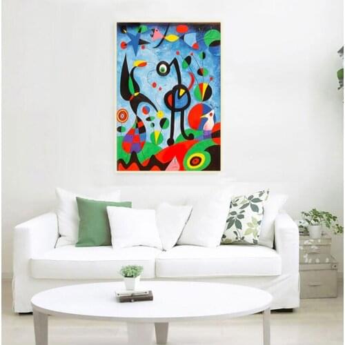 The Garden 1925 By Joan Miro Famous ArtWork Reproductions Abstract Canvas Paintings Of Joan Miro Wall Pictures Home Wall Decor