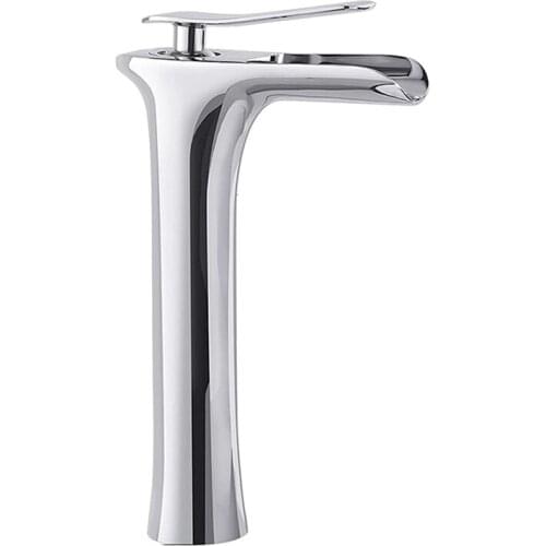 Bathroom Sink / Washbasin Mixer Tap Fitting Bathroom Waterfall Basin Mixer Tap High Mixer Tap Bathroom Tap Chrome