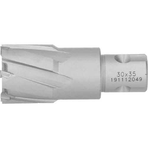 30-35mm Core Drill Bit Cemented Carbide Universal Shank Steel Plate Deep Hole Trepanning Hardware Tool High Hardness Fast Impact