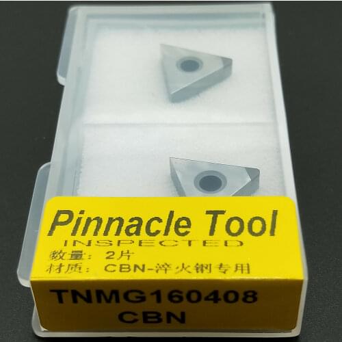 CNC Inserts 2pcs TNMG160408 CBN Inserts For Steel Processing Turning Insert CNC Lathe