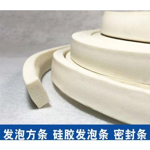 1pc foam square strip silicone foam strip seal strip sponge strip 3\4\8\10\12\15\20\25mm